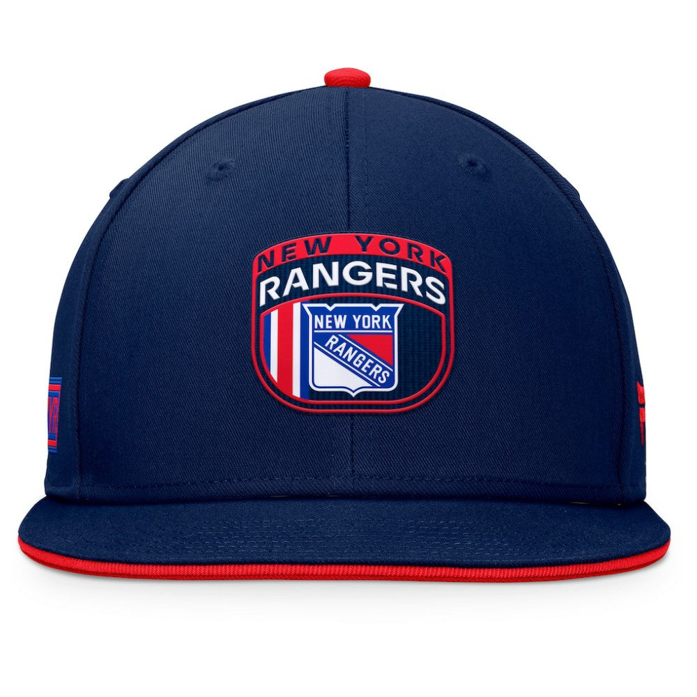 New York Rangers Fanatics 2024 NHL Draft Snapback Hat - Navy | US 200562096