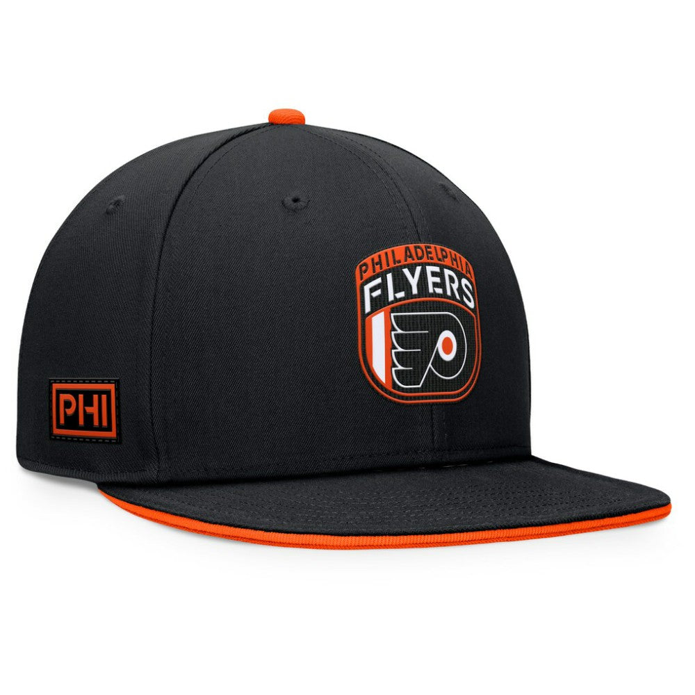Philadelphia Flyers Fanatics 2024 NHL Draft Snapback Hat - Black | US 200562097