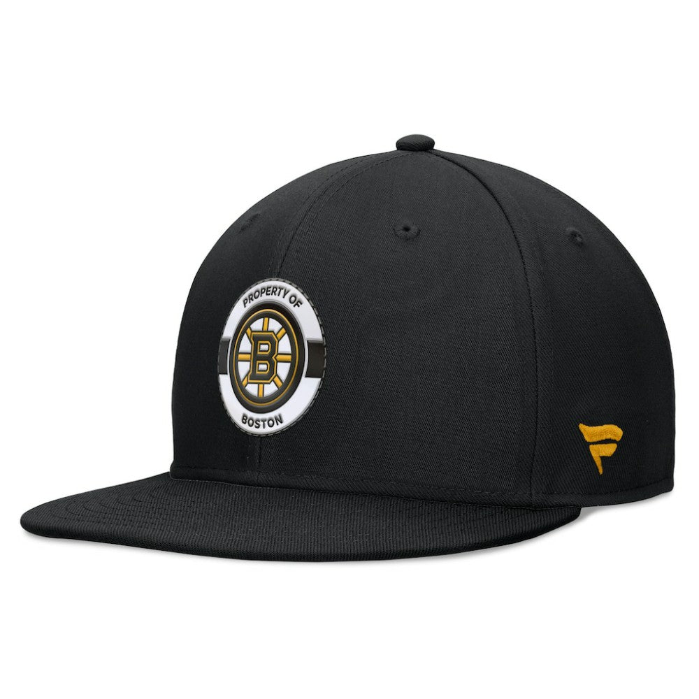 Boston Bruins Fanatics Authentic Pro Training Camp Snapback Hat - Black | US 200562121