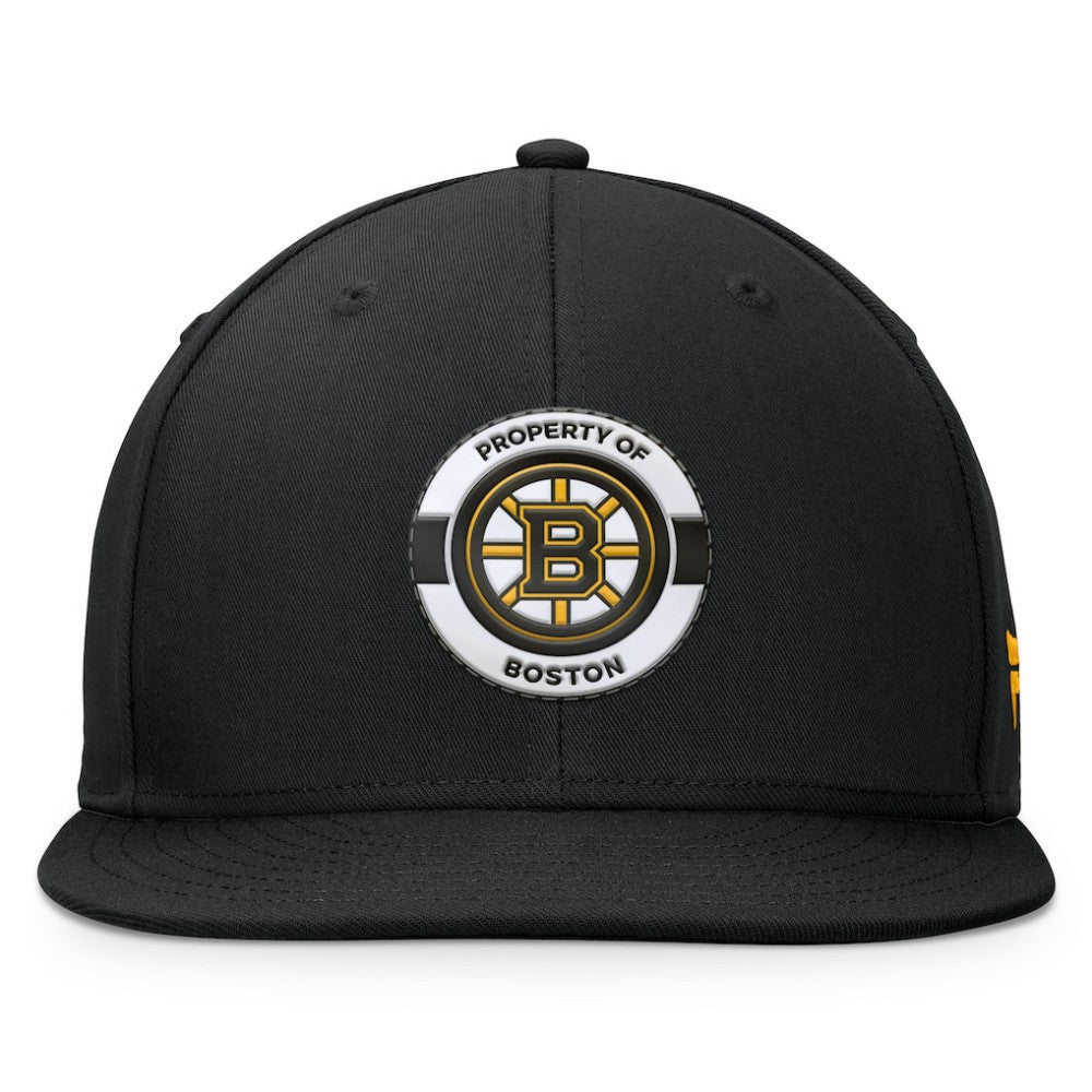 Boston Bruins Fanatics Authentic Pro Training Camp Snapback Hat - Black | US 200562121