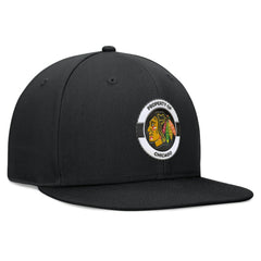 Chicago Blackhawks Fanatics Authentic Pro Training Camp Snapback Hat - Black | US 200562128