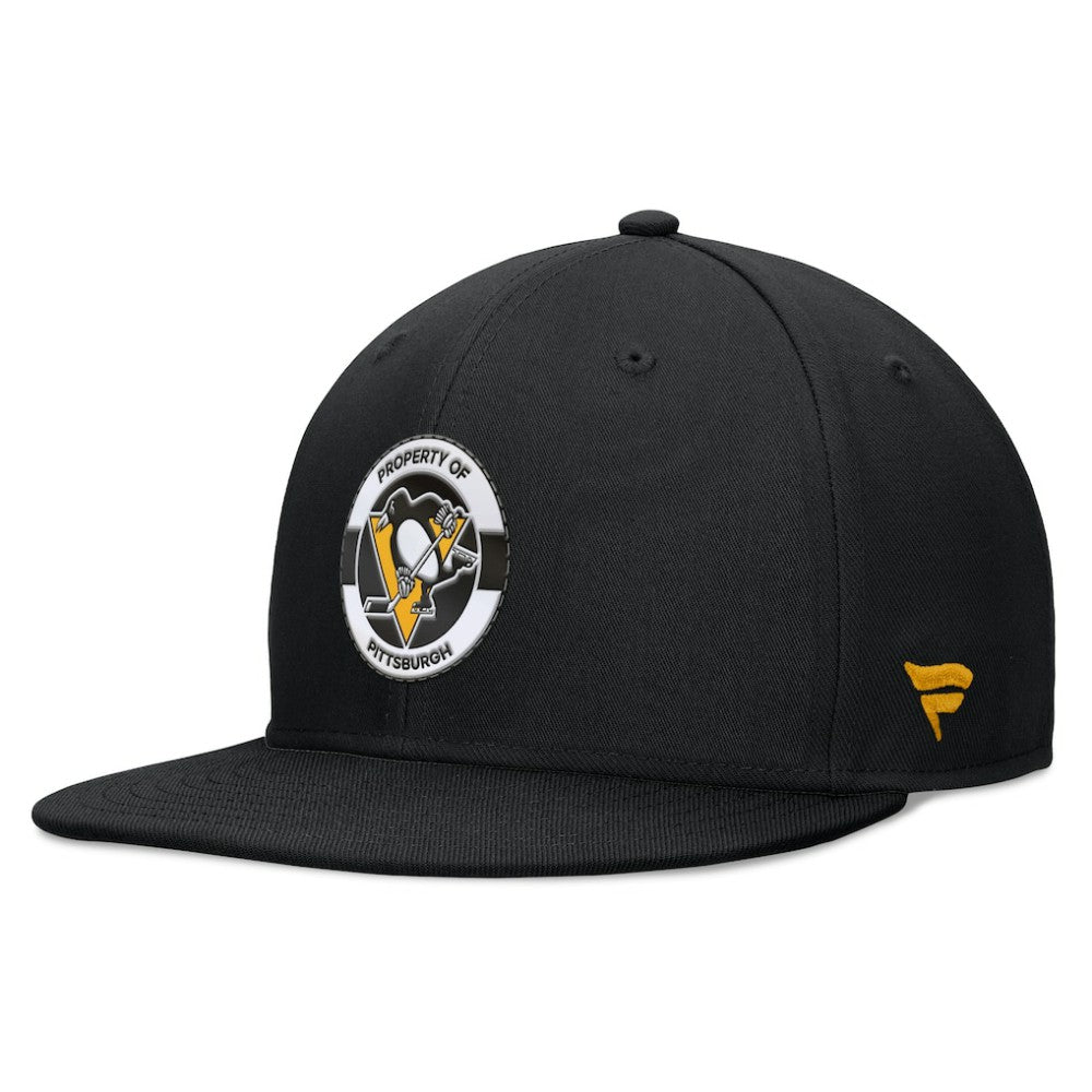 Pittsburgh Penguins Fanatics Authentic Pro Training Camp Snapback Hat - Black | US 200562149