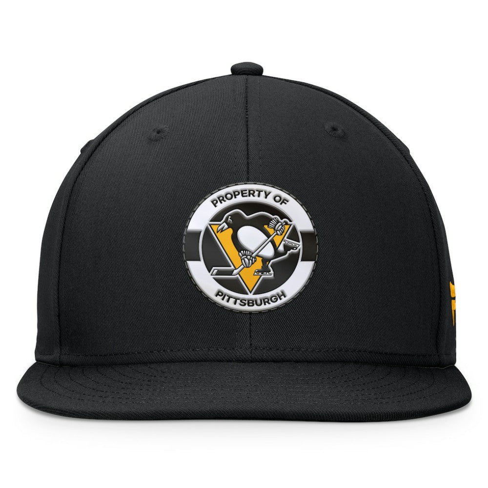 Pittsburgh Penguins Fanatics Authentic Pro Training Camp Snapback Hat - Black | US 200562149
