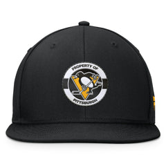 Pittsburgh Penguins Fanatics Authentic Pro Training Camp Snapback Hat - Black | US 200562149