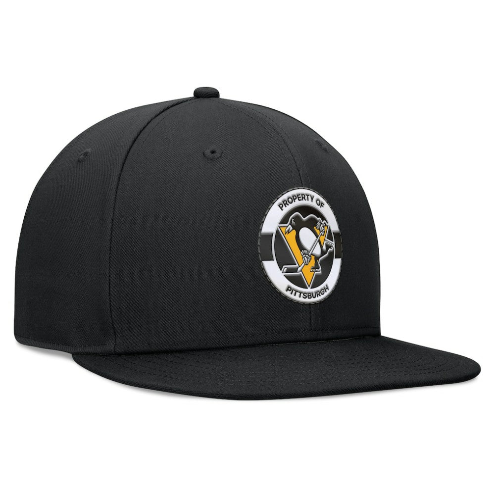 Pittsburgh Penguins Fanatics Authentic Pro Training Camp Snapback Hat - Black | US 200562149