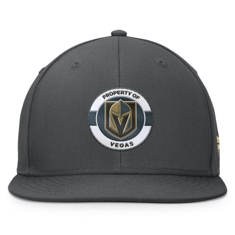 Vegas Golden Knights Fanatics Authentic Pro Training Camp Snapback Hat - Charcoal | US 200562156