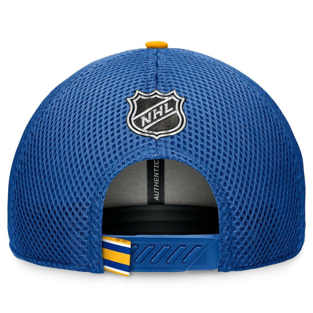 Buffalo Sabres Fanatics 2024 NHL Draft On Stage Trucker Adjustable Hat - Royal | US 200562160