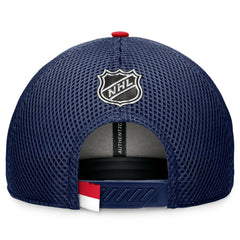 Columbus Blue Jackets Fanatics 2024 NHL Draft On Stage Trucker Adjustable Hat - Navy | US 200562165