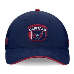 Washington Capitals Fanatics 2024 NHL Draft On Stage Trucker Adjustable Hat - Navy | US 200562187