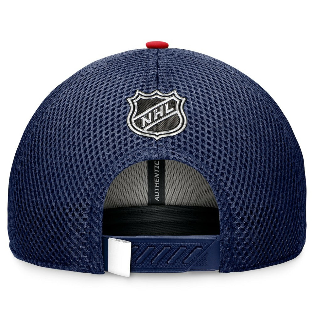 Washington Capitals Fanatics 2024 NHL Draft On Stage Trucker Adjustable Hat - Navy | US 200562187