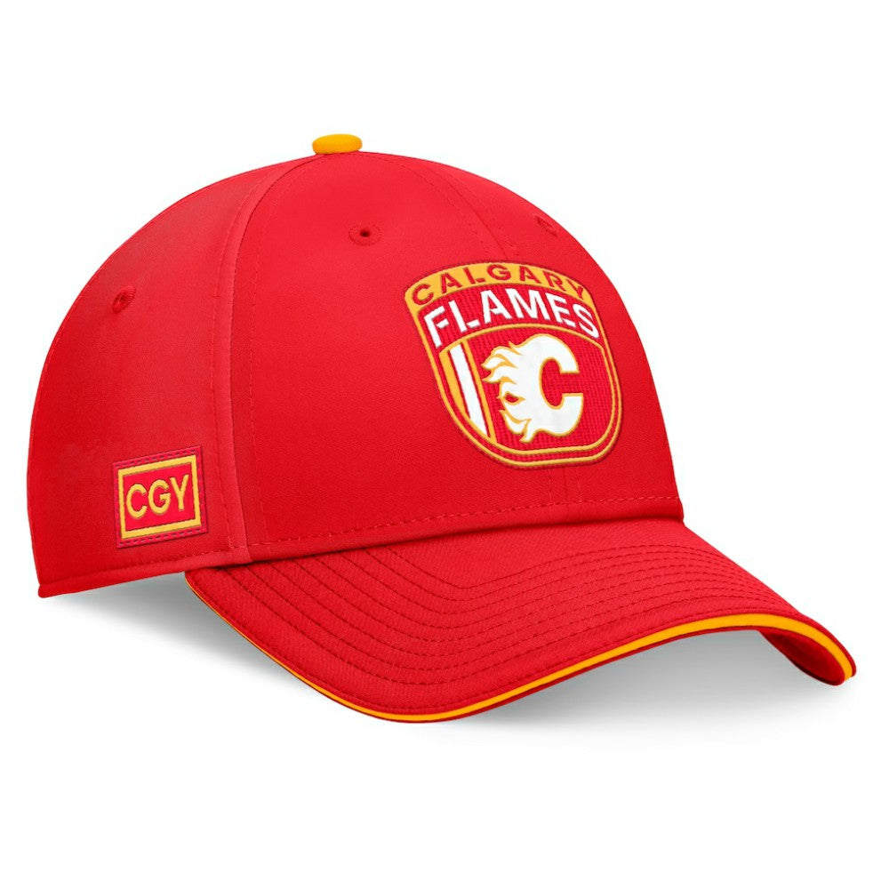 Calgary Flames Fanatics 2024 NHL Draft Flex Hat - Red | US 200562193