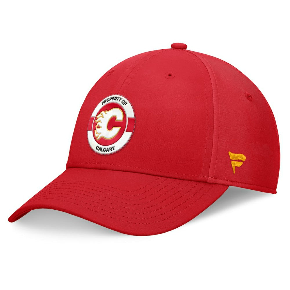 Calgary Flames Fanatics Authentic Pro Training Camp Flex Hat - Red | US 200562223