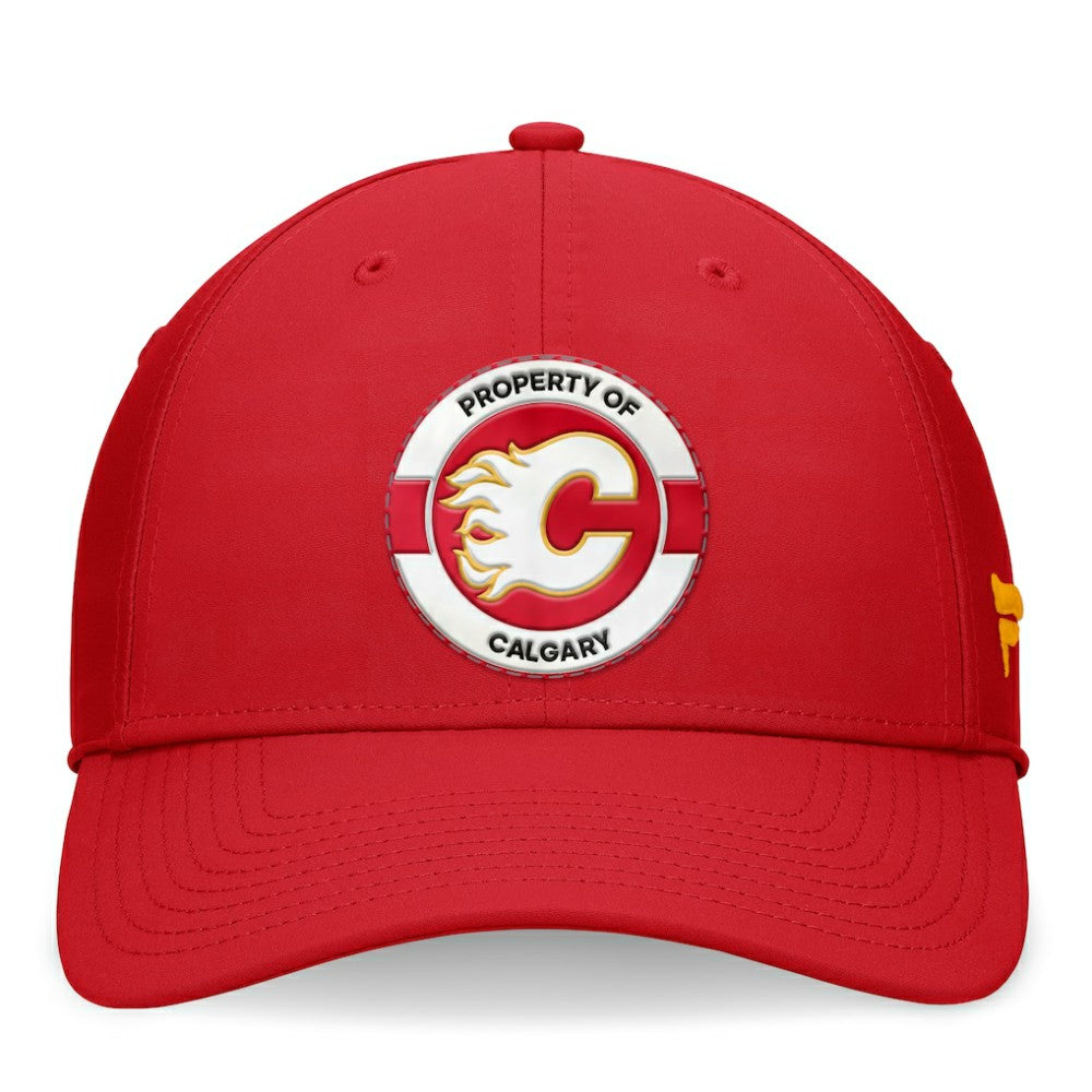 Calgary Flames Fanatics Authentic Pro Training Camp Flex Hat - Red | US 200562223