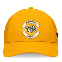 Nashville Predators Fanatics Authentic Pro Training Camp Flex Hat - Gold | US 200562237