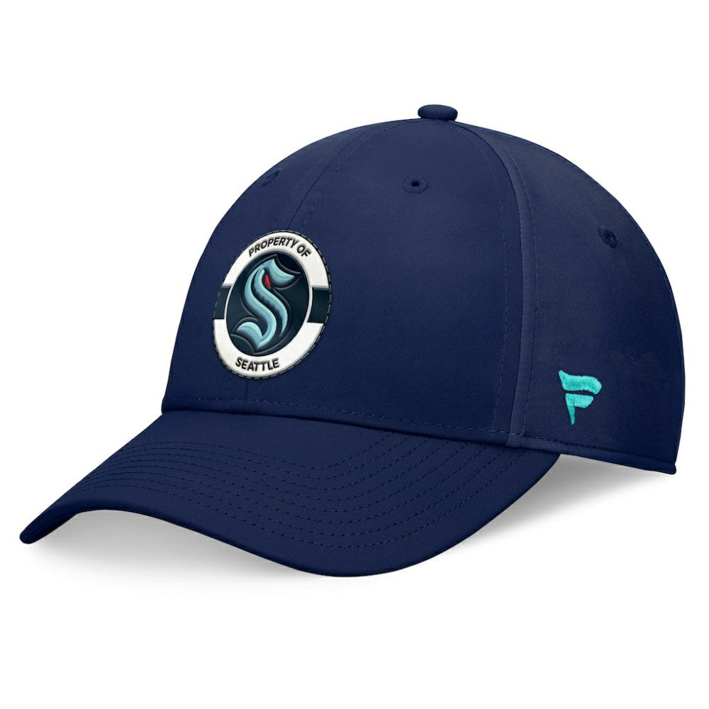 Seattle Kraken Fanatics Authentic Pro Training Camp Flex Hat - Deep Sea Blue | US 200562245