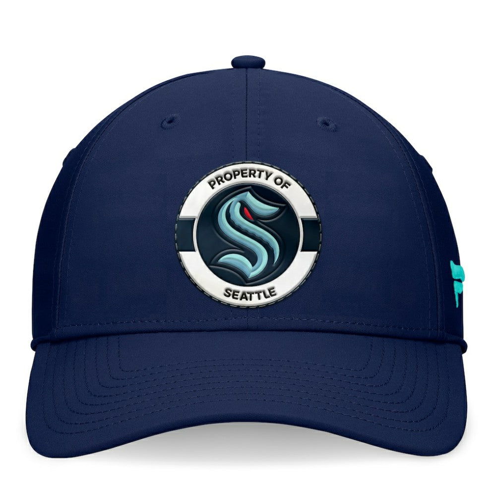 Seattle Kraken Fanatics Authentic Pro Training Camp Flex Hat - Deep Sea Blue | US 200562245