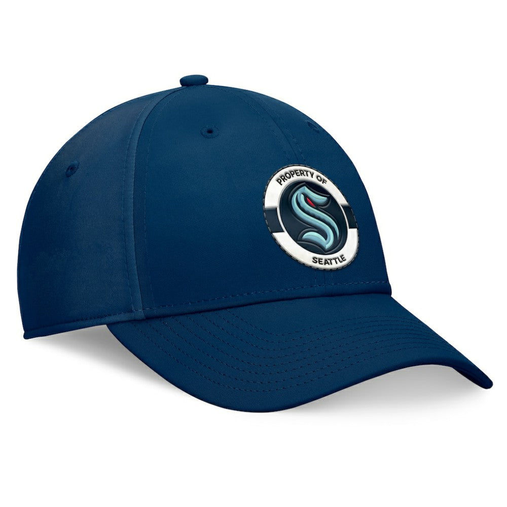 Seattle Kraken Fanatics Authentic Pro Training Camp Flex Hat - Deep Sea Blue | US 200562245