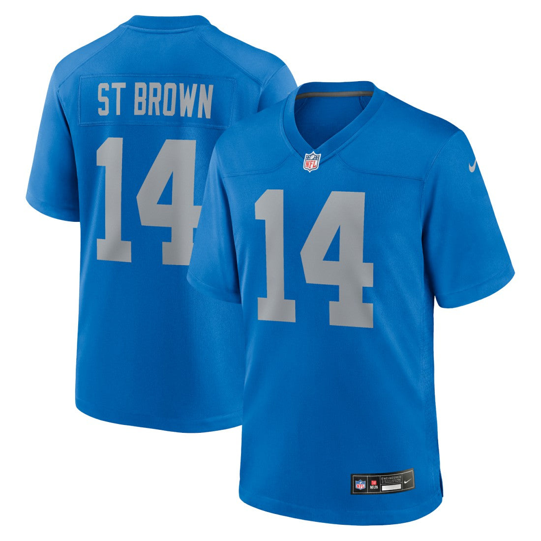 Amon-Ra St. Brown Detroit Lions Alternate Game Jersey - Blue Jerseys