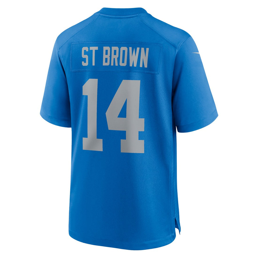 Amon-Ra St. Brown Detroit Lions Alternate Game Jersey - Blue Jerseys