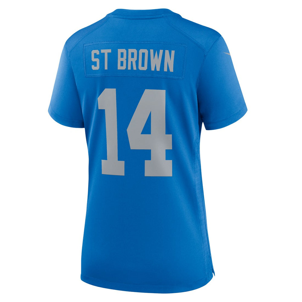 Amon-Ra St. Brown Detroit Lions Women's Alternate Game Jersey - Blue Jerseys