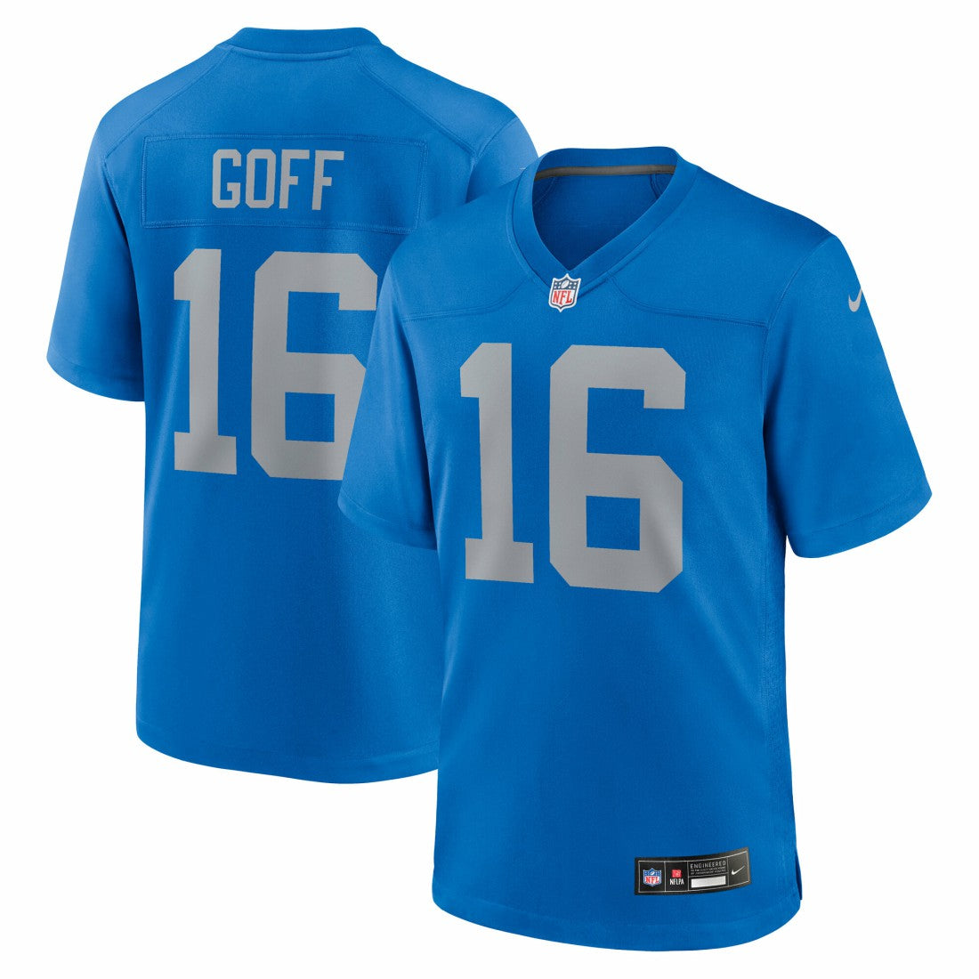 Jared Goff Detroit Lions Alternate Game Jersey - Blue Jerseys