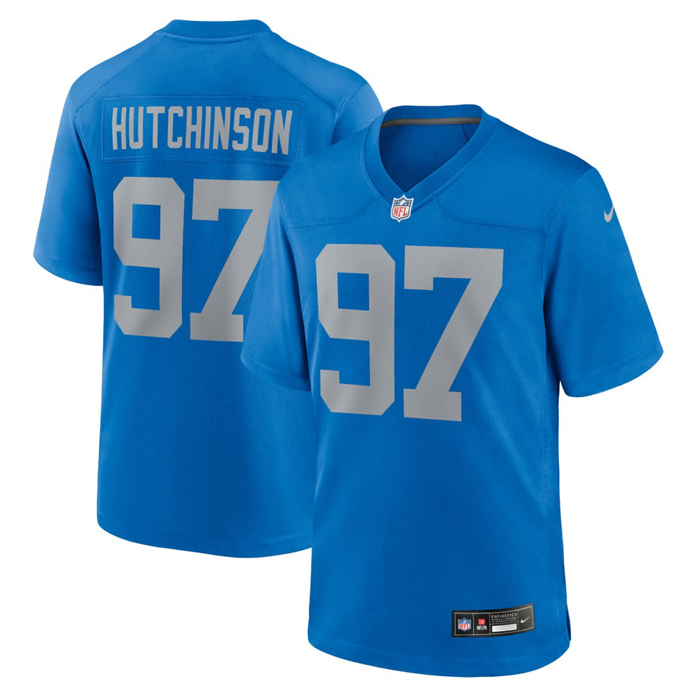Aidan Hutchinson Detroit Lions Alternate Game Jersey - Blue Jerseys