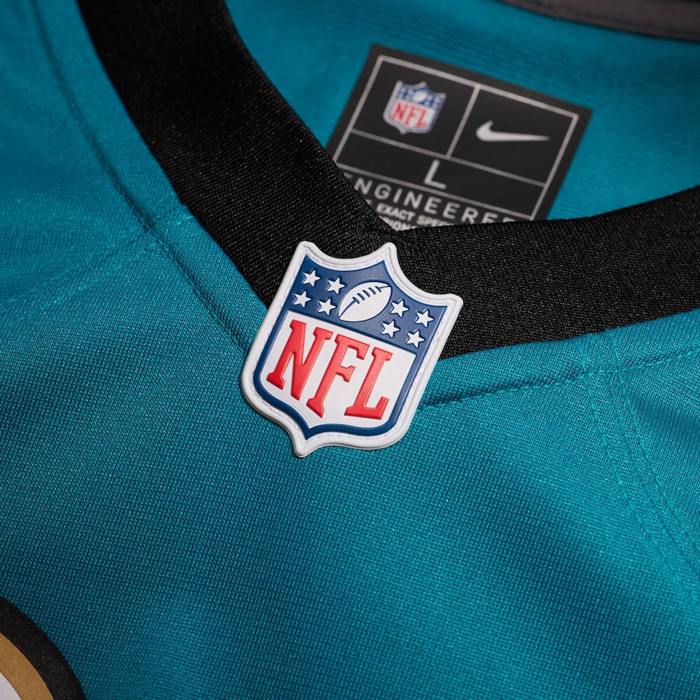 Travis Etienne Jr Jacksonville Jaguars Prowler Throwback Player Game Jersey - Teal Jerseys