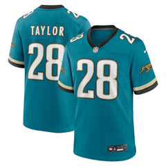 Fred Taylor Jacksonville Jaguars Prowler Throwback Retired Player Game Jersey - Teal Jerseys