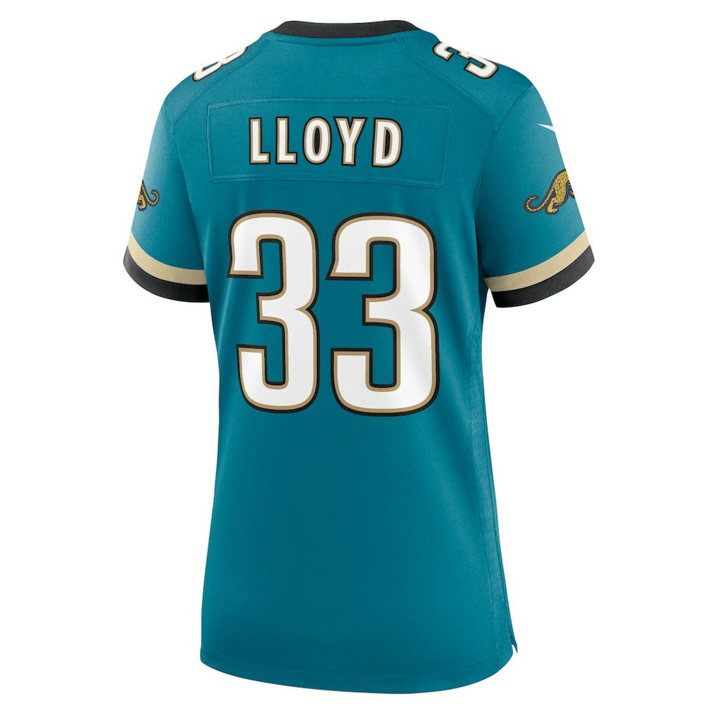 Devin Lloyd Jacksonville Jaguars Women's Prowler Throwback Game Jersey - Teal Jerseys