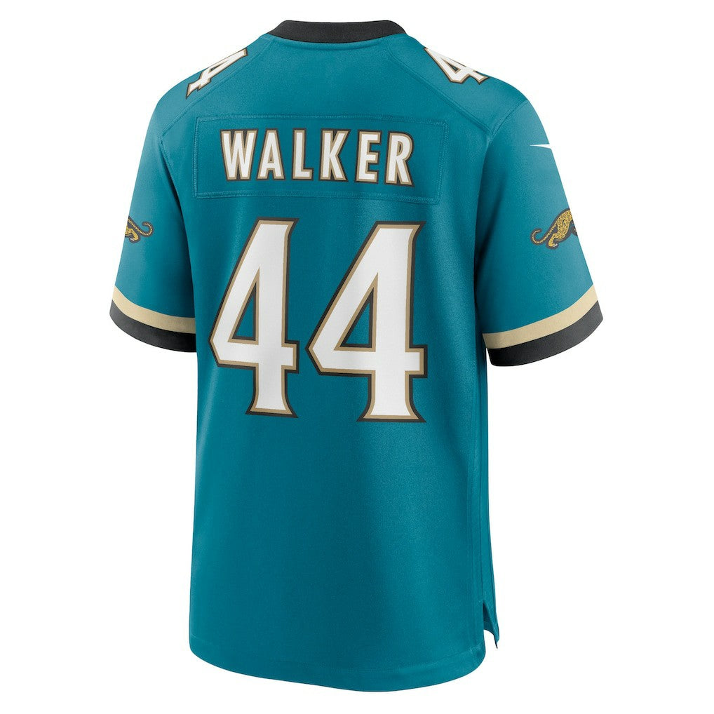 Travon Walker Jacksonville Jaguars Prowler Throwback Player Game Jersey - Teal Jerseys