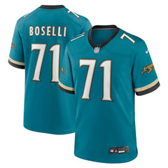 Tony Boselli Jacksonville Jaguars Prowler Throwback Retired Player Game Jersey - Teal Jerseys