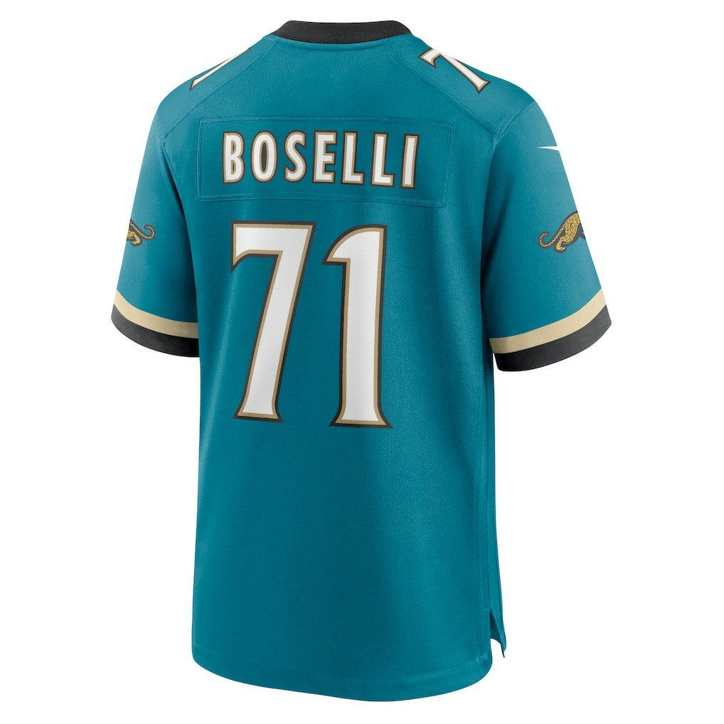 Tony Boselli Jacksonville Jaguars Prowler Throwback Retired Player Game Jersey - Teal Jerseys
