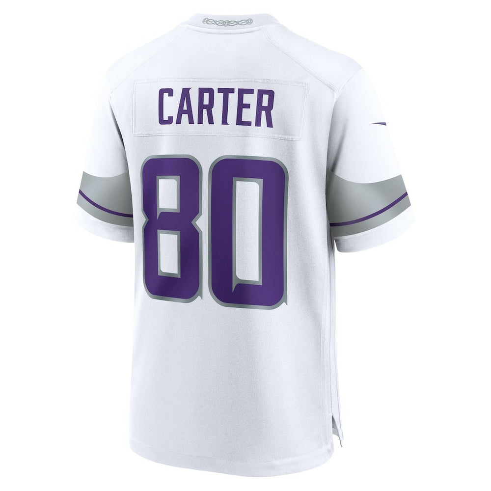 Cris Carter Minnesota Vikings Alternate Retired Player Game Jersey - White Jerseys
