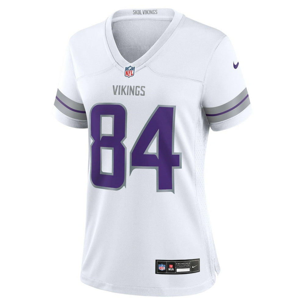 Randy Moss Minnesota Vikings Women's Alternate Retired Player Game Jersey - White Jerseys