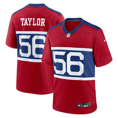 Lawrence Taylor New York Giants Alternate Retired Player Game Jersey - Century Red Jerseys