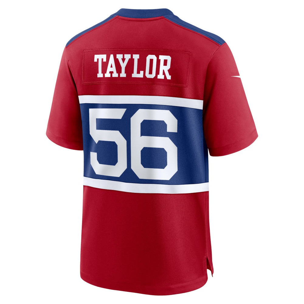 Lawrence Taylor New York Giants Alternate Retired Player Game Jersey - Century Red Jerseys
