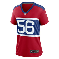 Lawrence Taylor New York Giants Women's Alternate Retired Player Game Jersey - Century Red Jerseys