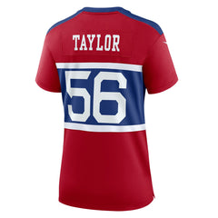 Lawrence Taylor New York Giants Women's Alternate Retired Player Game Jersey - Century Red Jerseys