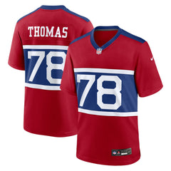 Andrew Thomas New York Giants Alternate Player Game Jersey - Century Red Jerseys