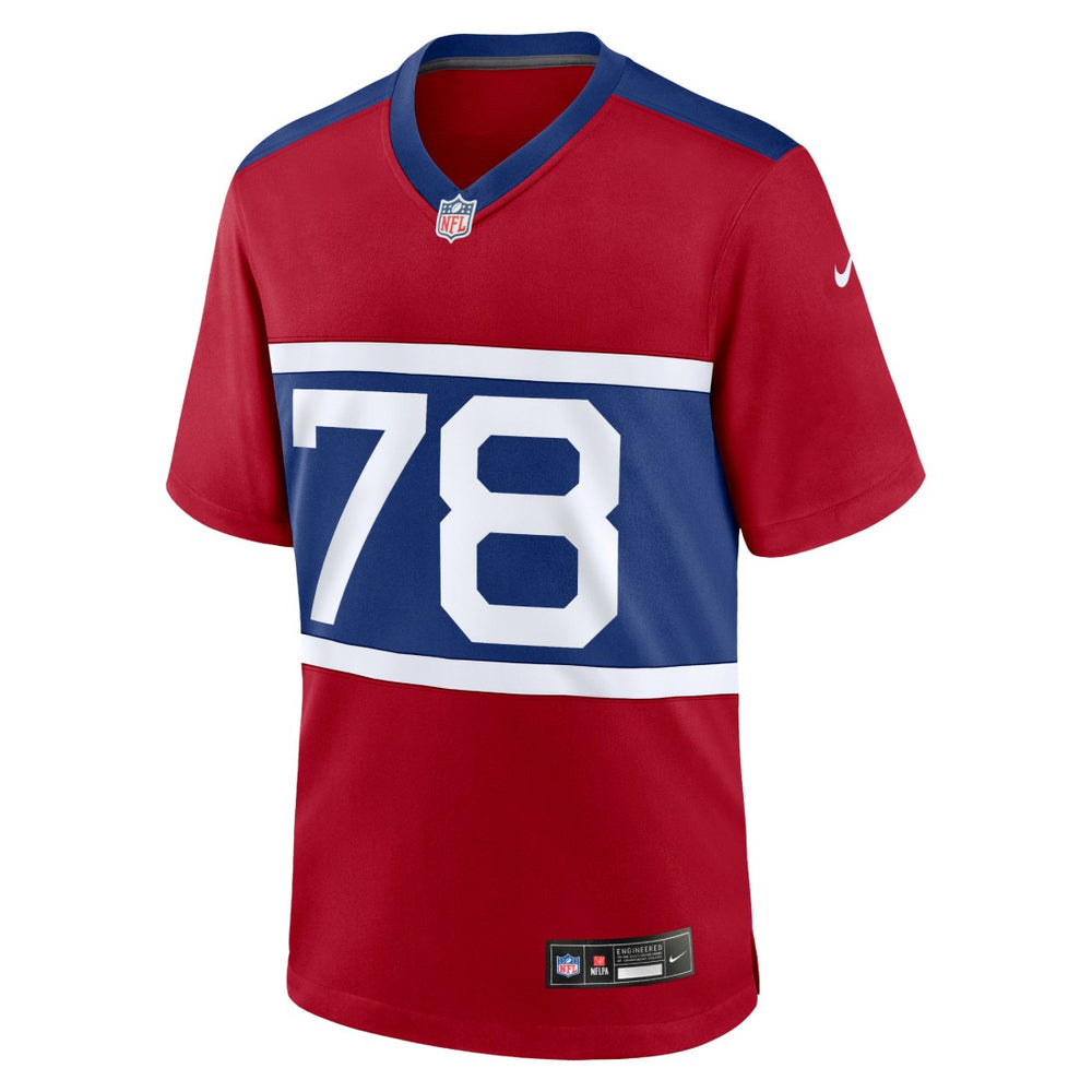 Andrew Thomas New York Giants Alternate Player Game Jersey - Century Red Jerseys