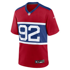 Michael Strahan New York Giants Alternate Retired Player Game Jersey - Century Red Jerseys