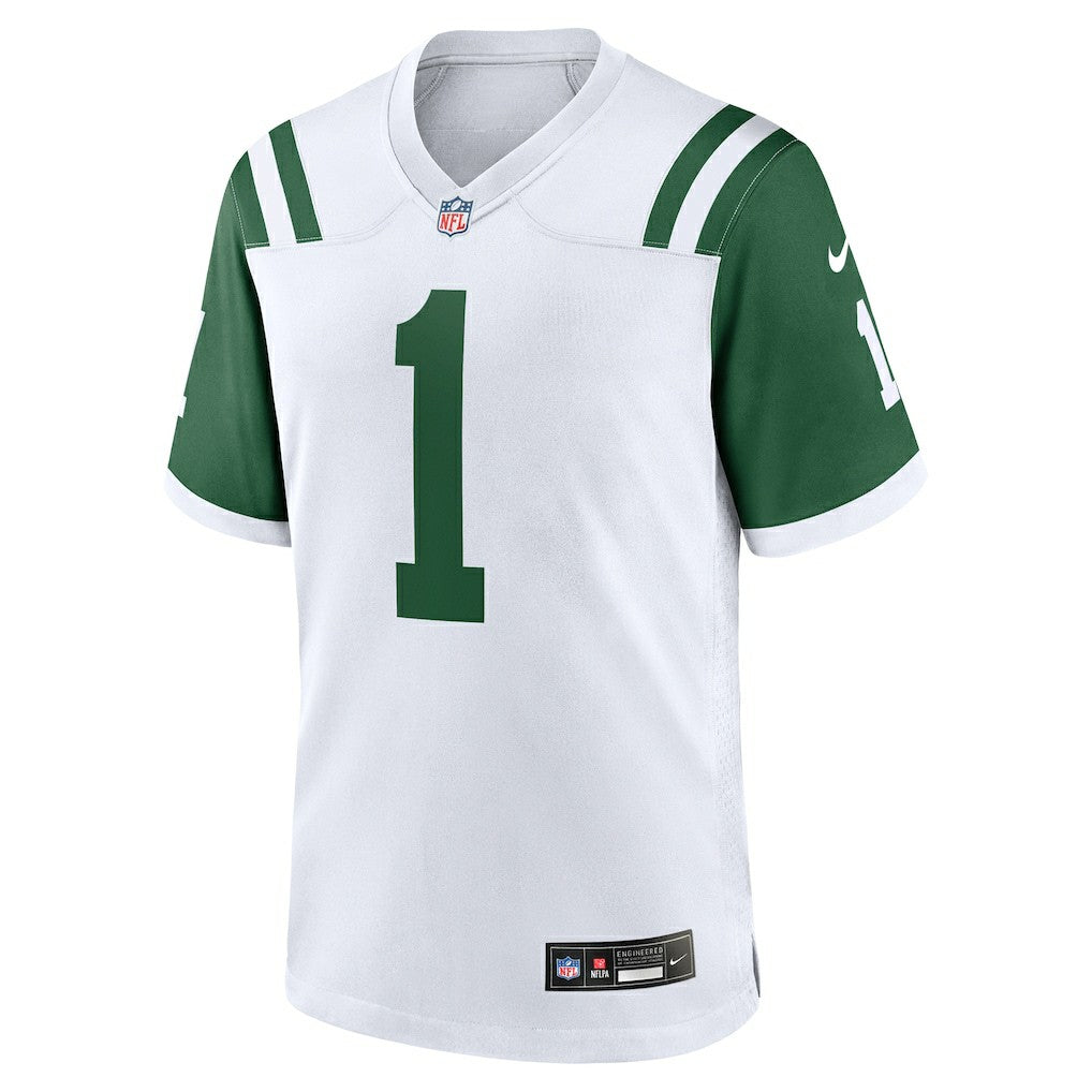Ahmad Sauce Gardner New York Jets Classic Alternate Game Jersey - White Jerseys