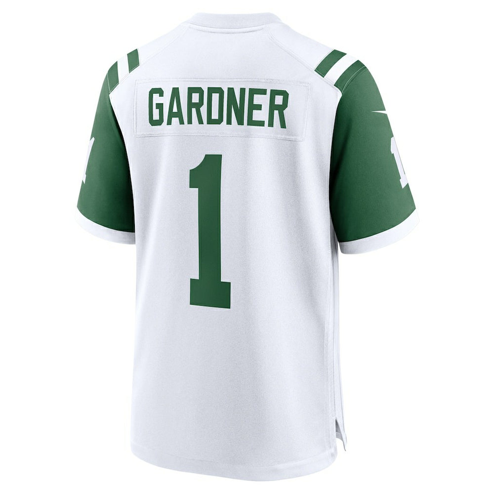 Ahmad Sauce Gardner New York Jets Classic Alternate Game Jersey - White Jerseys