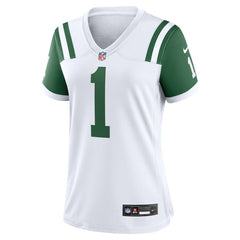 Ahmad Sauce Gardner New York Jets Women's Classic Alternate Game Jersey - White Jerseys