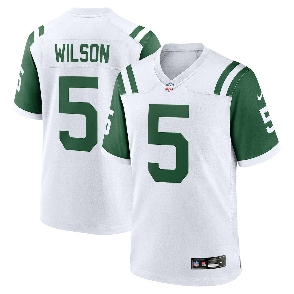 Garrett Wilson New York Jets Classic Alternate Game Jersey - White Jerseys