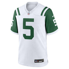 Garrett Wilson New York Jets Classic Alternate Game Jersey - White Jerseys