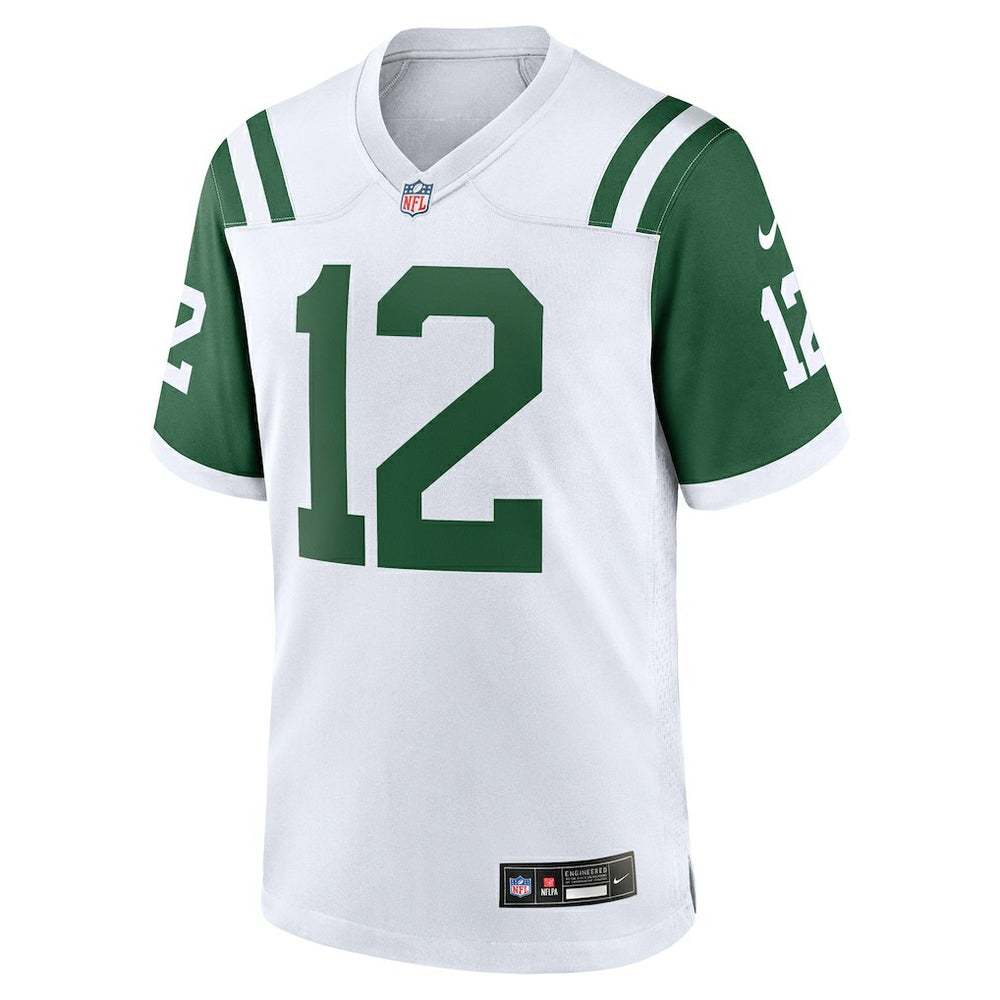 Joe Namath New York Jets Classic Alternate Retired Player Game Jersey - White Jerseys