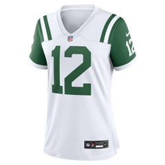 Joe Namath New York Jets Women's Classic Alternate Retired Player Game Jersey - White Jerseys