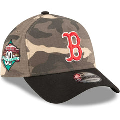 Boston Red Sox New Era Camo Crown A-Frame 9FORTY Adjustable Hat Hats