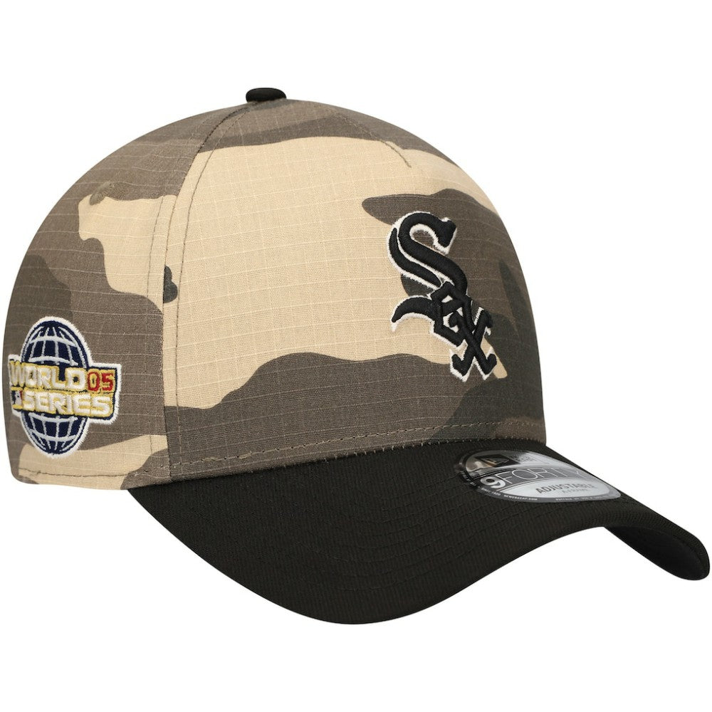 Chicago White Sox New Era Camo Crown A-Frame 9FORTY Adjustable Hat Hats